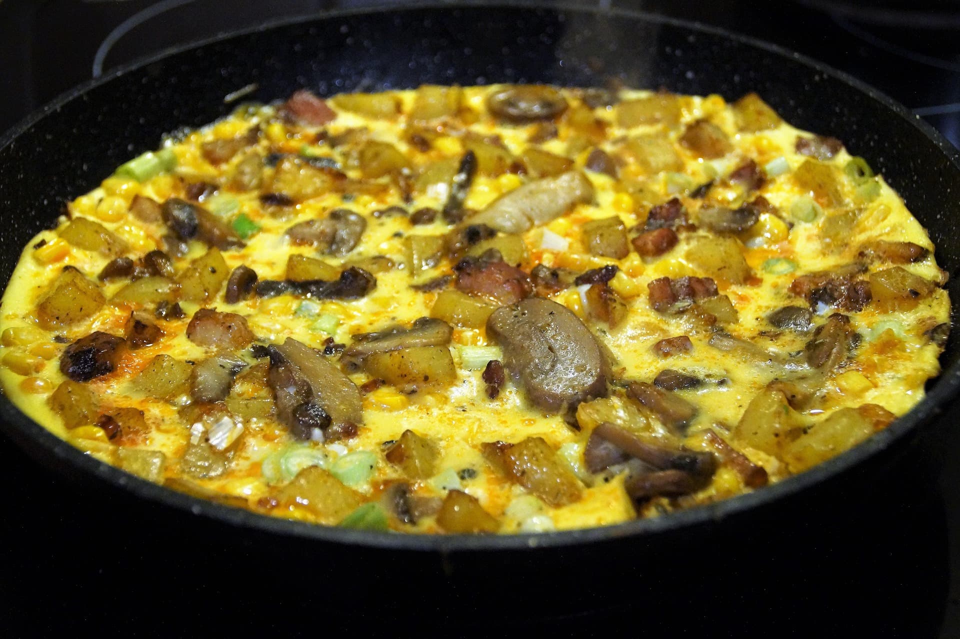 Omelette aux légumes