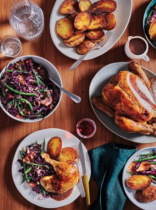 Poulet rôti complet